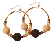 Felting kit V-14 "Earring Safari” 