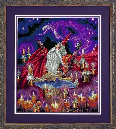 35141 Cross stitch kit DIMENSIONS Scarlett Wizard Crimson Wizard