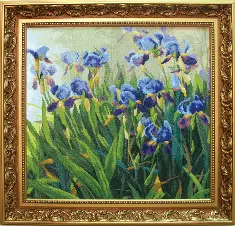 Cross-stitch kit №468 "Irises"