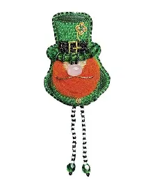 BP-357 Beadwork kit for creating brooch Crystal Art "For good luck"