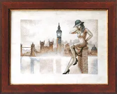 Cross-stitch kit М-34 "Foggy Albion" 