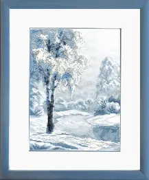 Mixed technique stitch kit M-11 “Birch” 