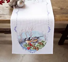 PN-0147606 Vervaco Runner "Coal Tits"