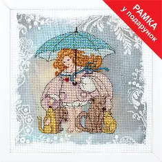 Cross-stitch kit M-342 By Ksenia Fedorova Set of pictures "Disobedient angel. Kind heart"