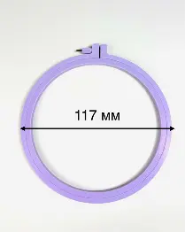 170-1/bulk Nurge plastic hoops with screw, rim height 7mm, diameter 177mm