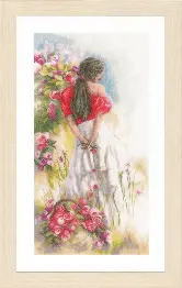 PN-0178243 Counted cross stitch kit LanArte "On the fields"
