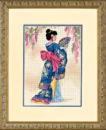 06953 Counted cross stitch kit DIMENSIONS "Elegant Geisha"