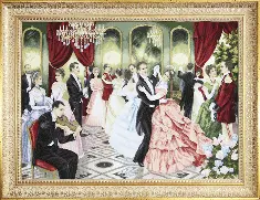 Cross-stitch kit M-324 "Viennese waltz"