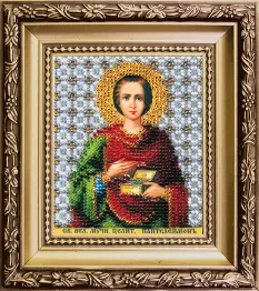 Beadwork kit B-1169 "The Icon of St. Pantaleon, the Great Martyr and Healer" 