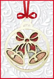 F-094 New Year's decoration kit New Year's toy "Bell"