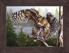 Beadwork kit B-694 "Wise bird" 