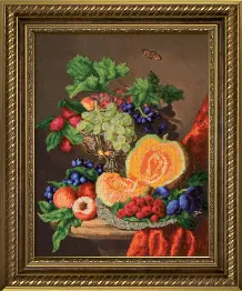 Beadwork kit B-690 "Still life with pumpkin"