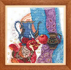 BT-139 Counted cross stitch kit Crystal Art "East still life"