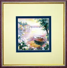 Partial embroidery kit RK-050 "Boat"