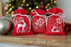 PN-0150819 Vervaco Bags "Deers with snowflakes I"