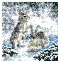 Cross Stitch Kit Charivna Mit M-576 “Forest Couple”