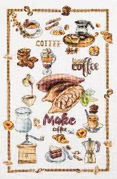 M-495 Counted cross stitch kit "Delicious stories"