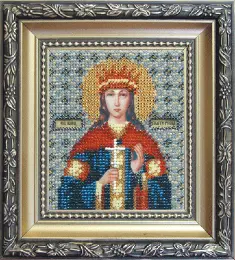 Beadwork kit B-1049 "The Icon of St. Martyr Ekaterina" 
