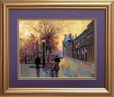 Cross-stitch kit №460 "Evening street"