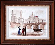 Cross-stitch kit М-38 "Windy town"