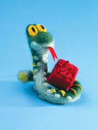 Felting kit V-62 “Magical snake” 
