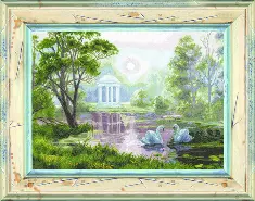 Cross-stitch kit М-115 "Pond" 