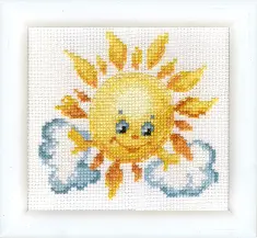 BT-020 Counted cross stitch kit Crystal Art &quot;Tender sun&quot;
