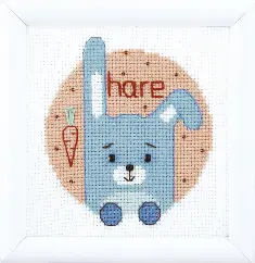 BT-200 Counted cross stitch kit Crystal Art Set of pictures "World of animals"