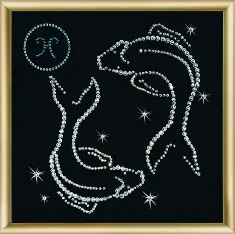 Rhinestone decoration kit KC-008 "Pisces" 