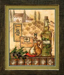 Mixed technique stitch kit M-204 "Sunny valley"