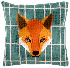 PN-0158277 Vervaco Angled Clamping Stitch Kit Cushion "Gunther"