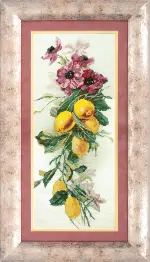 Mixed technique stitch kit M-50 “Lemons” 