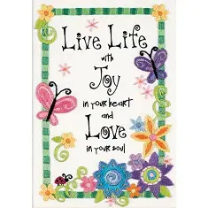 06231 Satin stitch kit DIMENSIONS "Live Life"