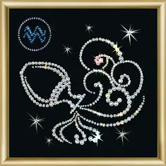 Rhinestone decoration kit KC-011 "Aquarius" 