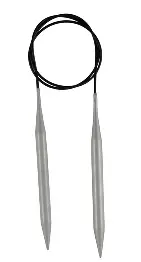 45367 Спицы круговые Basix Aluminum KnitPro, 150 см, 5.00 мм