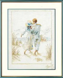PN-0007948 Counted cross stitch kit LanArte "Romantic Couple"