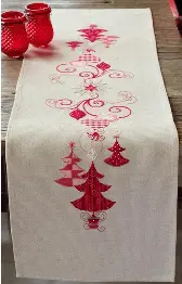 PN-0144712 Vervaco Runner "Christmas Decks"