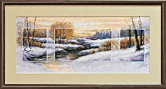 Cross-stitch kit №535 "Winter"