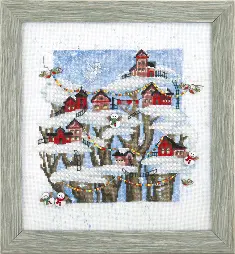 Partial embroidery kit RK-132 "Christmas fairytale"