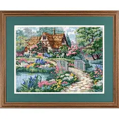 02461 Gobelin stitching kit DIMENSIONS "Cottage Retreat"