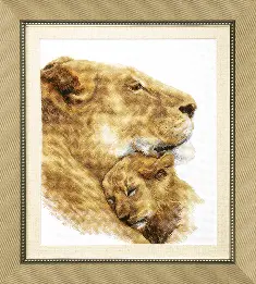 BT-046 Counted cross stitch kit Crystal Art "Quiet dream"