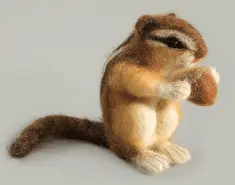 Felting kit V-146 “Small chipmunk” 