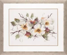 PN-0008051 Counted cross stitch kit LanArte "Apple Blossom"
