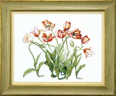 BT-1008 Mixed technique stitch kit Crystal Art "Smell of spring"