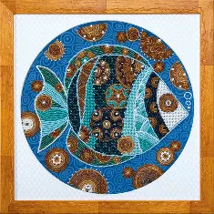 Beadwork kit B-746 "Colorful fish"