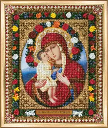 Beadwork kit B-1082 "The Zhirovitsy icon of the Mother of God" 
