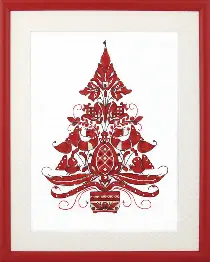 BT-214 Counted cross stitch kit Crystal Art "Tree of life"