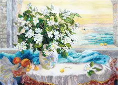Cross-stitch kit М-400 "Morning freshness"