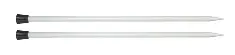 45251 Спицы прямые Basix Aluminum KnitPro, 30 см, 5.00 мм