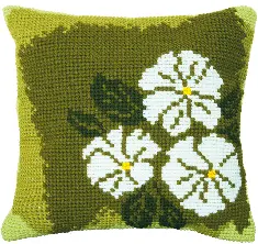 Cross-stitch kit RT-173 "White flowers"